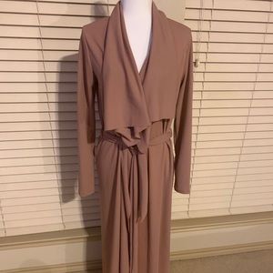 Forever 21 Waterfall Collar Belted Jacket